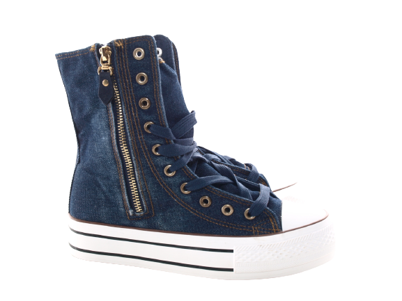 Baskets décontractées pour femmes chaussures de sport chaussures de running baskets look jean # 6626