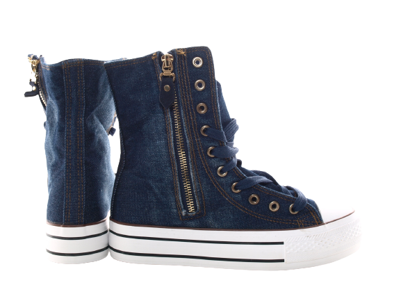 Baskets décontractées pour femmes chaussures de sport chaussures de running baskets look jean # 6626