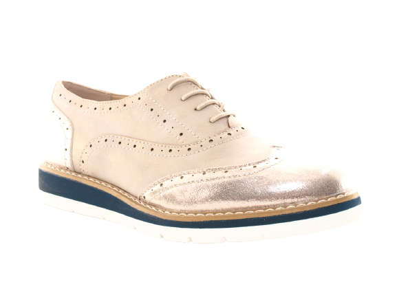 Chaussures de créateur pour femme, chaussures basses à lacets, chaussures à plateforme, beige # 122