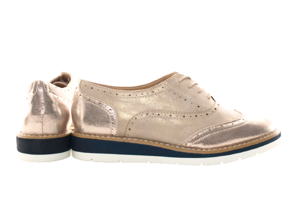 Chaussures de créateur pour femme, chaussures basses à lacets, chaussures à plateforme, beige # 122