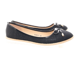 Damen Slipper Ballerina Loafer Mokassins Slip On Flats Freizeit Black # 6289