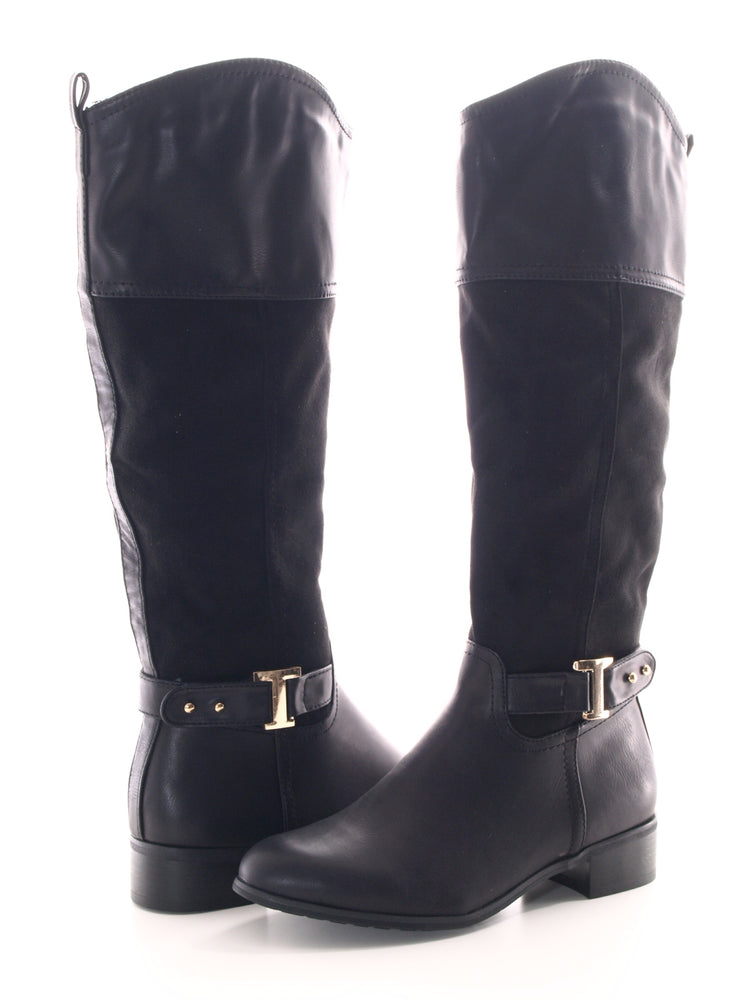 Bottes femme boots outdoor bottes d'hiver doublées chaud noir # 951