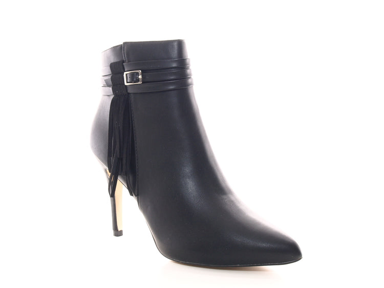 Damen Ankle Boots Stiefelette warm gefüttert Black # 1220