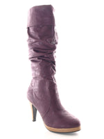 Damen Stiefel Outdoor Winterstiefel warm gefüttert Purple # 1933