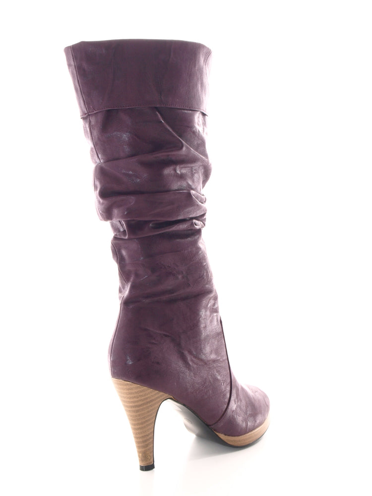 Damen Stiefel Outdoor Winterstiefel warm gefüttert Purple # 1933