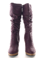 Damen Stiefel Outdoor Winterstiefel warm gefüttert Purple # 1933