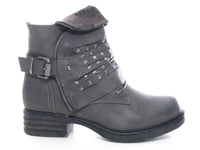 Damen Stiefeletten Boots Outdoor Winterboots warm gefüttert Grey # 3061