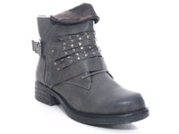 Damen Stiefeletten Boots Outdoor Winterboots warm gefüttert Grey # 3061