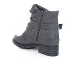 Damen Stiefeletten Boots Outdoor Winterboots warm gefüttert Grey # 3061