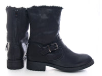 Damen Stiefeletten Boots Outdoor Winterboots warm gefüttert Black # 3157